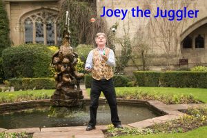 Joey juggling at Coombe