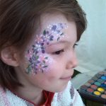 flowers face painting